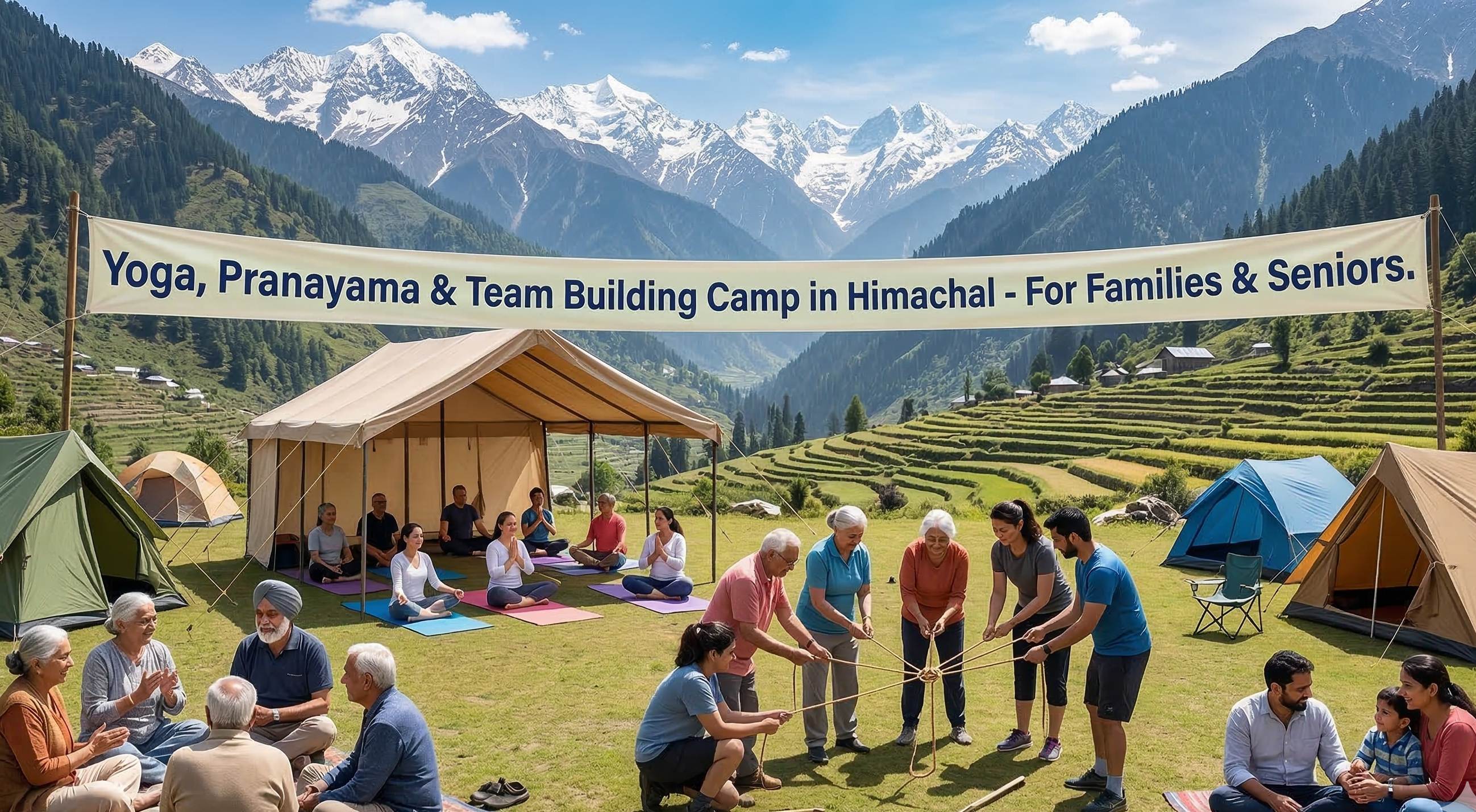 Yoga, Pranayama & Team Building Camp