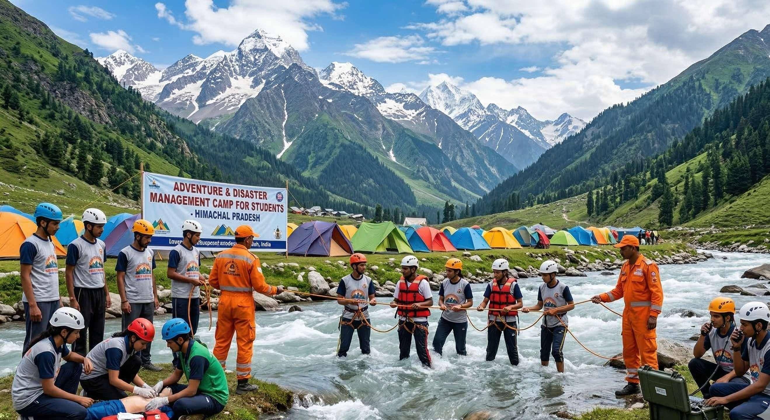 Adventure & Disaster Management Camp for Students in Himachal